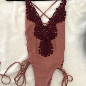 Blue Life One Piece Swimsuit